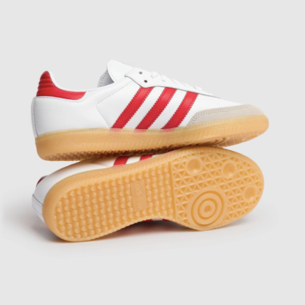 Adidas Samba | Red & White Shoes