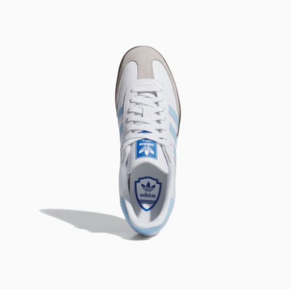 Adidas Samba | White Sky Blue Shoes