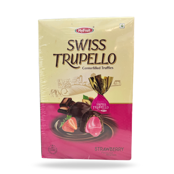 MyFruit Swiss Trupello Truffles Strawberry Center Filled Truffles | 2KG | 130PCS