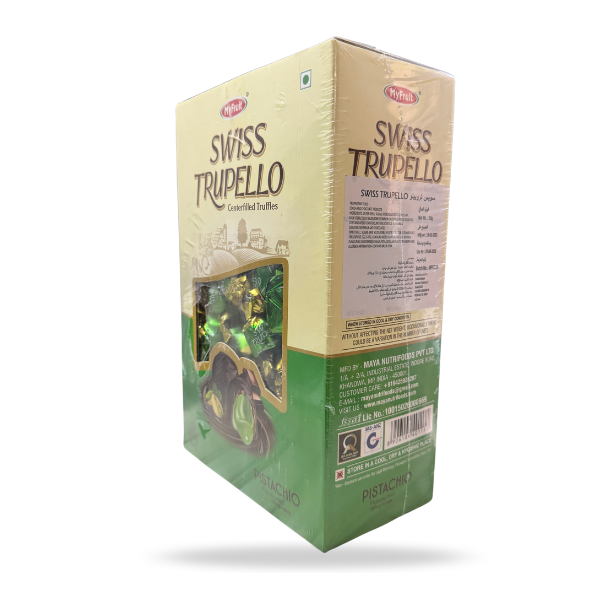 MyFruit Swiss Trupello Truffles Pitachio Center Filled Truffles | 2KG | 130PCS