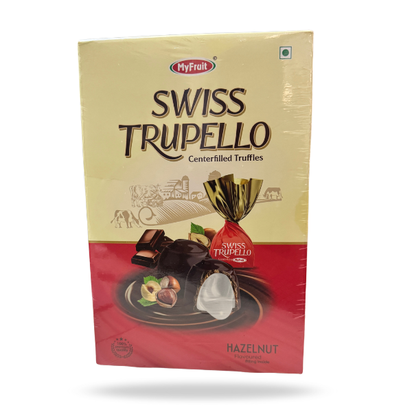 MyFruit Swiss Trupello Truffles Hazelnut Center Filled Truffles | 2KG | 130PCS