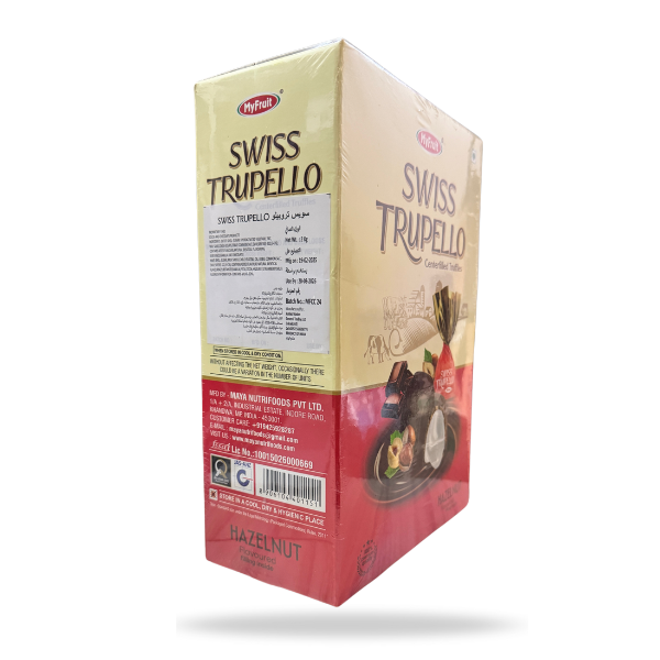MyFruit Swiss Trupello Truffles Hazelnut Center Filled Truffles | 2KG | 130PCS