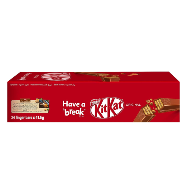KitKat Nestle 4 Finger Milk Chocolate Wafer Bar 36 x 20.7gm