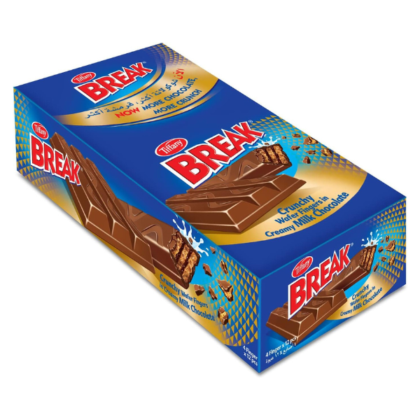 Tiffany Break Crunchy Wafer Fingers 24 x 12.5gm