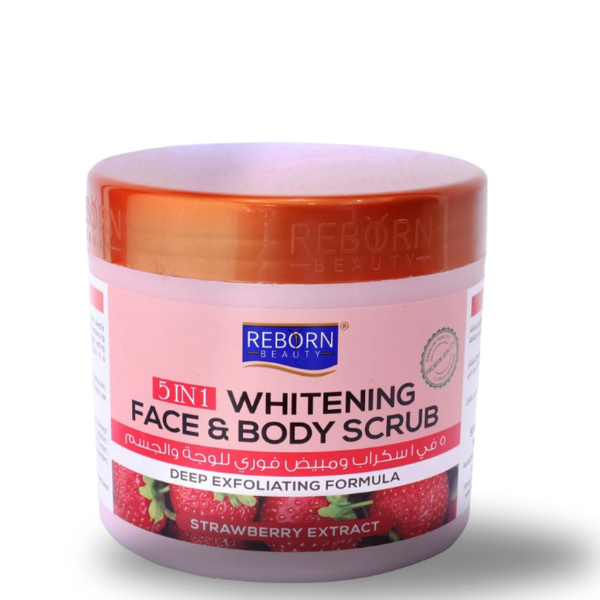 Reborn Beauty 5-in-1 Exfoliating Scrub with Strawberry 500 ml