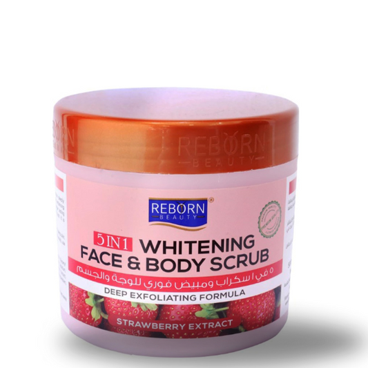 Reborn Beauty 5-in-1 Exfoliating Scrub with Strawberry 500 ml