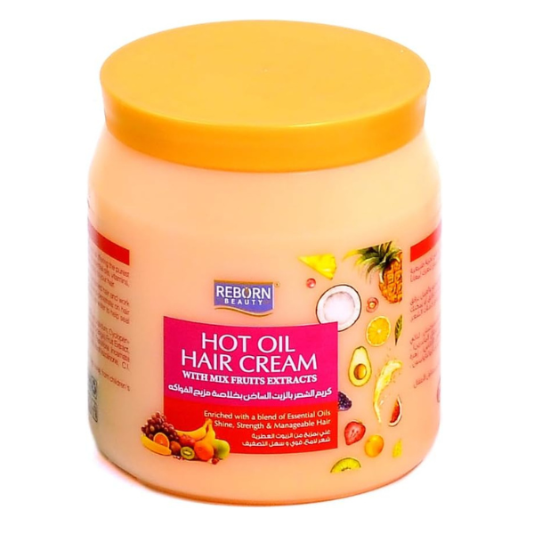 Reborn Beauty Hot Oil Cream with Mix Fruit Extracts 1 Liter