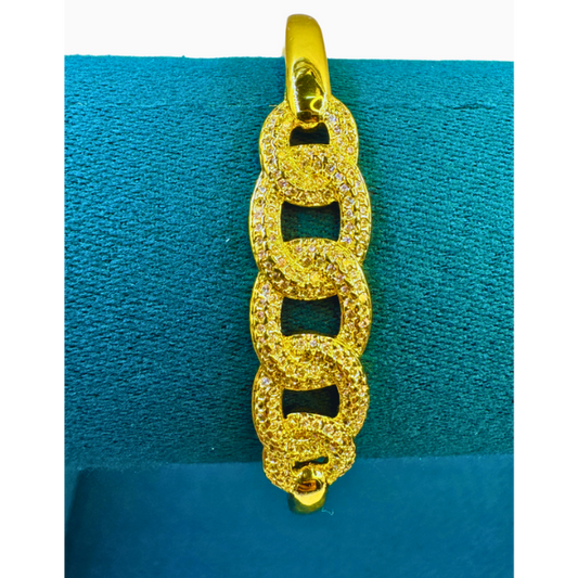Classic Cuban Link Bracelet 10K Gold | Non-Tarnish