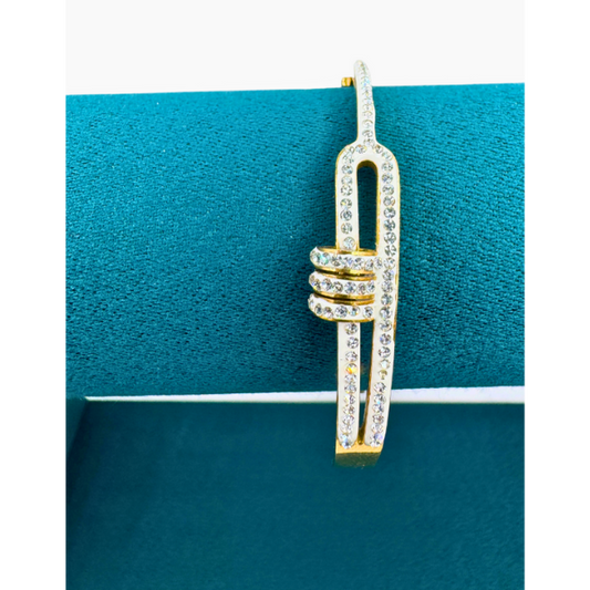 Vintage-Inspired White Gold Filigree Bracelet | 10K Gold | Non-Tarnish