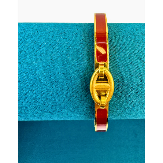 Rope Chain Bracelet | (Red) Gold 10K | Non-Tarnish