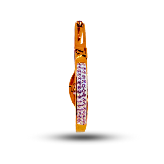 Pearl-Embedded Gold Bracelet