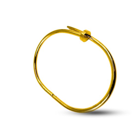 Nail-Inspired Bracelet | 10K Gold |  Non-Tarnish