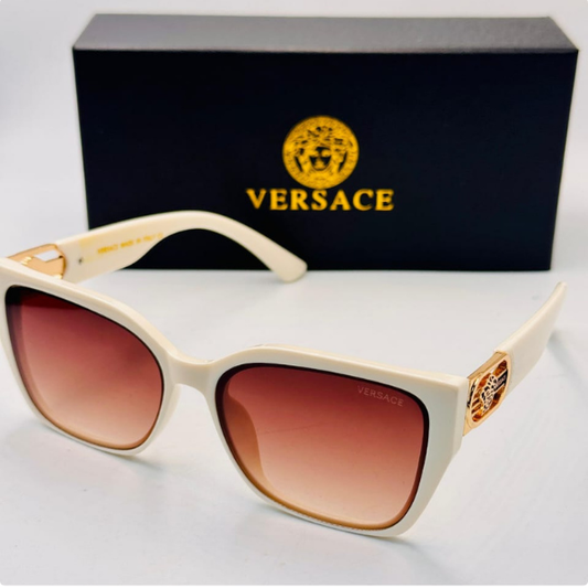 Versace Designer Sunglasses – Statement of Elegance - White