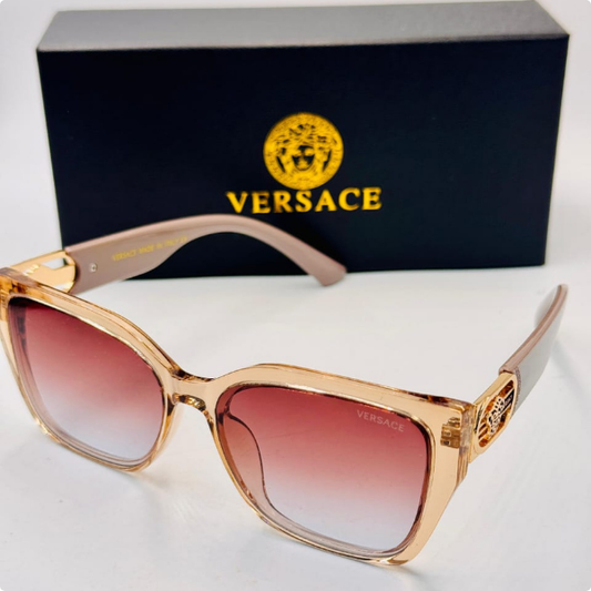 Versace Iconic Sunglasses – Luxury in Every Detail _ White & Brown Shades