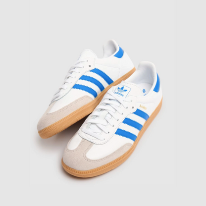 Addidas Samba | Blue & White Shoes