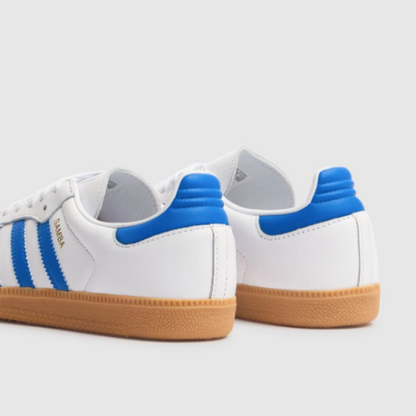 Addidas Samba | Blue & White Shoes