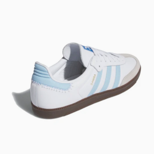 Adidas Samba | White Sky Blue Shoes