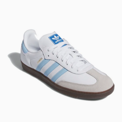 Adidas Samba | White Sky Blue Shoes