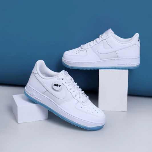 Nike Air Force | Low White Ice Blue Shoes