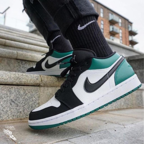 Nike Air Jordan 1 Low White Mystic Green