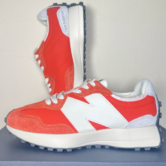 New Balance 327 Orange White