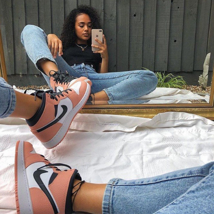 Jordan 1 Mid Pink Quartz (GS)