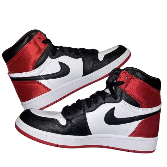 Jordan 1 Retro High Satin Black Toe 2019