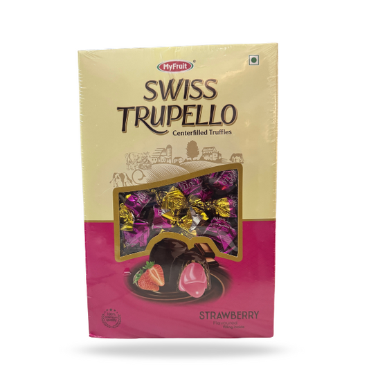 MyFruit Swiss Trupello Truffles Strawberry Center Filled Truffles | 2KG | 130PCS