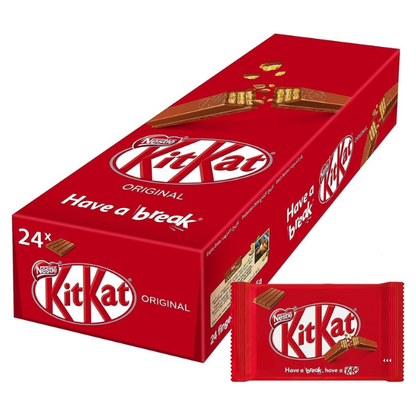 KitKat Nestle 4 Finger Milk Chocolate Wafer Bar 36 x 20.7gm