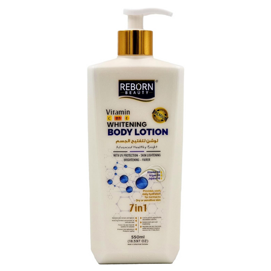 Reborn Beauty 7 in 1 Whitening Body Lotion Vitamin C, B3 E 550ml