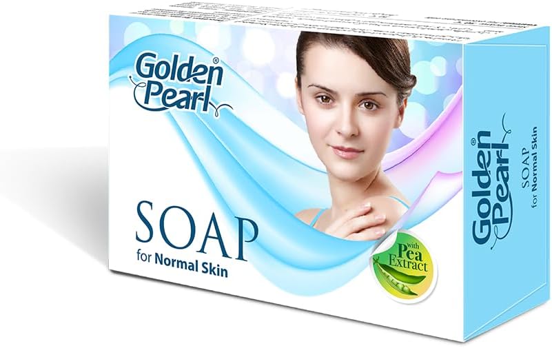 Golden Pearl Whitening Soap For Normal Skin With Pea Extract- 100gms
