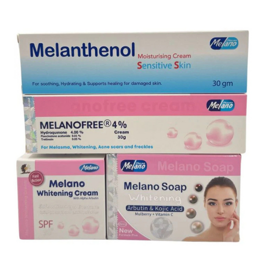 Melano Whitening Set – Complete Skin Brightening & Dark Spot Removal Solution | (Feedback in Pictures)