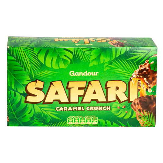 Gandour Safari Caramel Crunch, 12 x 32 g