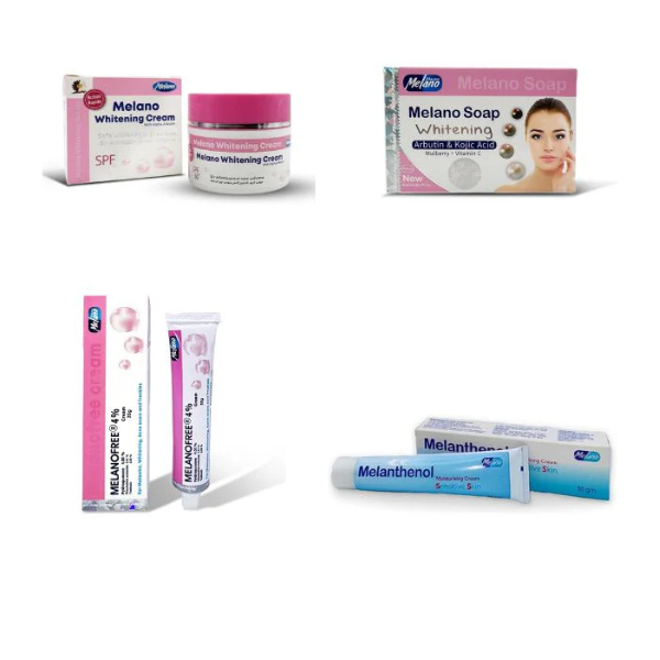Melano Whitening Set – Complete Skin Brightening & Dark Spot Removal Solution | (Feedback in Pictures)