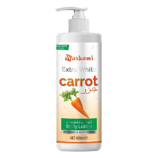 Washami Extra White Carrot Body Lotion – 480ml