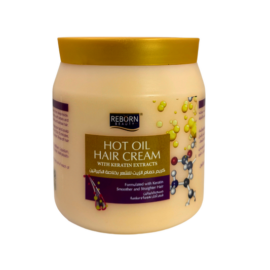 Reborn Beauty Hot Oil Cream Keratin 1 Ltr